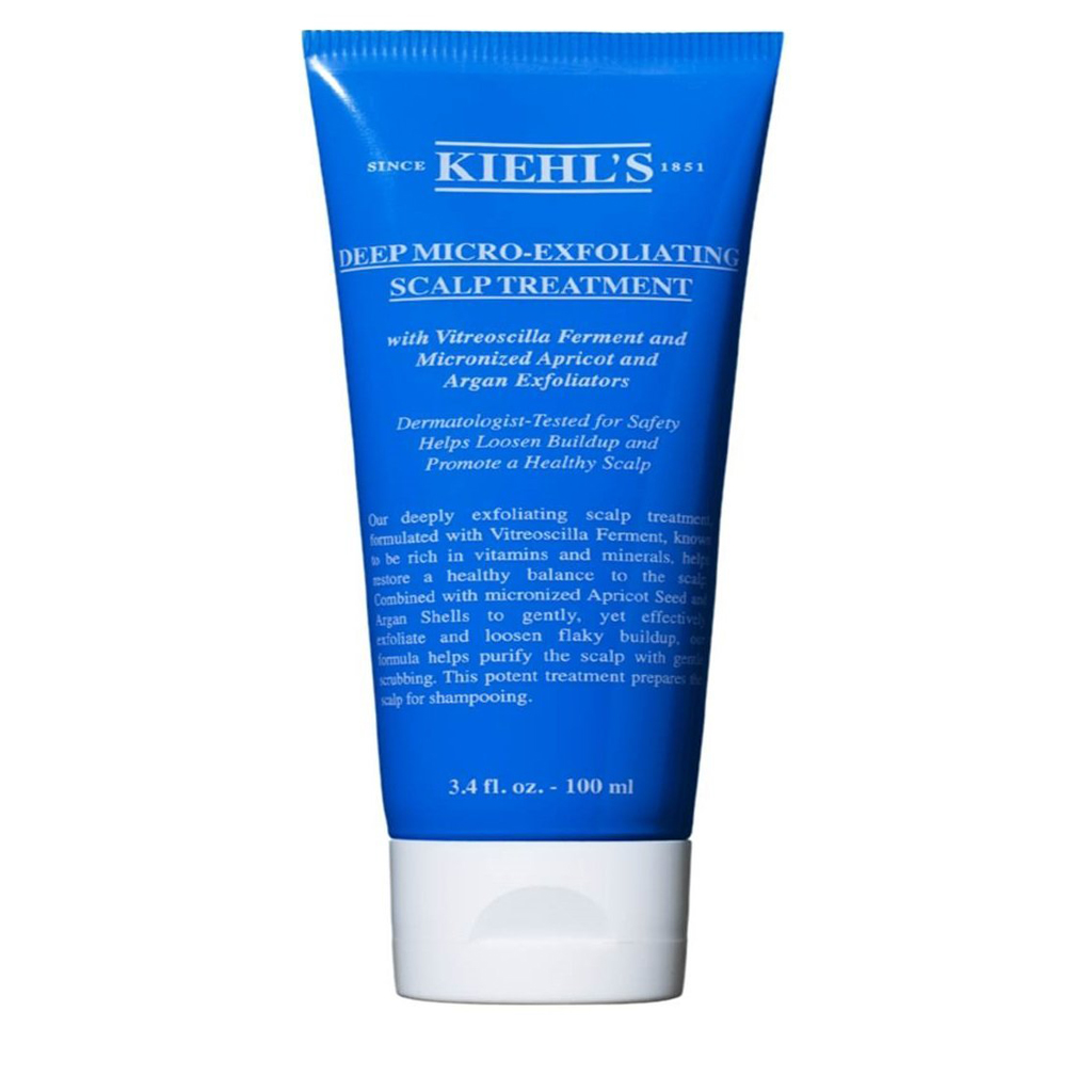 Deep Microexfoliating scalp treatment, Kiehl’s Détox vos cheveux