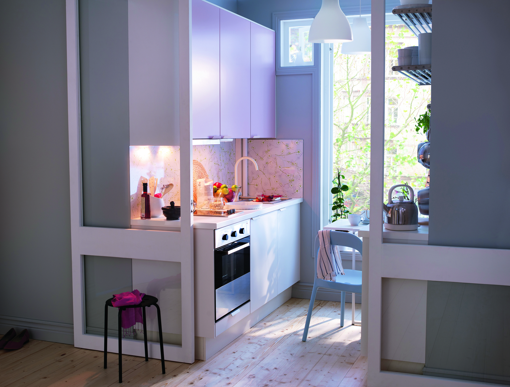 Une cuisine réinventée : vive la couleur ! elle décoration