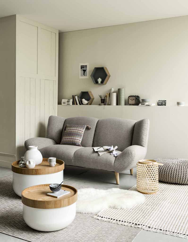 Un salon gris pour une déco chic et intemporelle - Elle Décoration