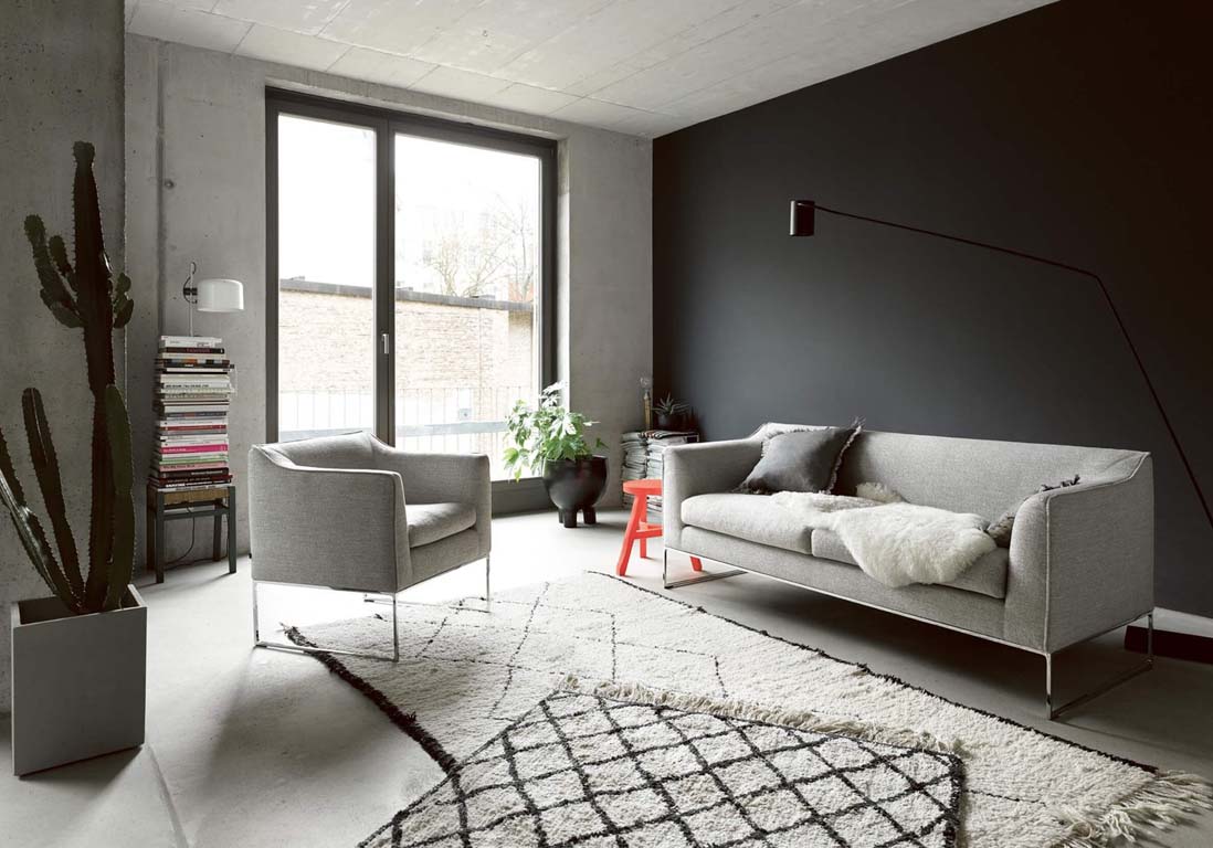 Un salon gris pour une déco chic et intemporelle - Elle Décoration