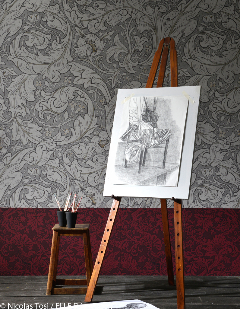 Du papier peint comme un tableau elle décoration