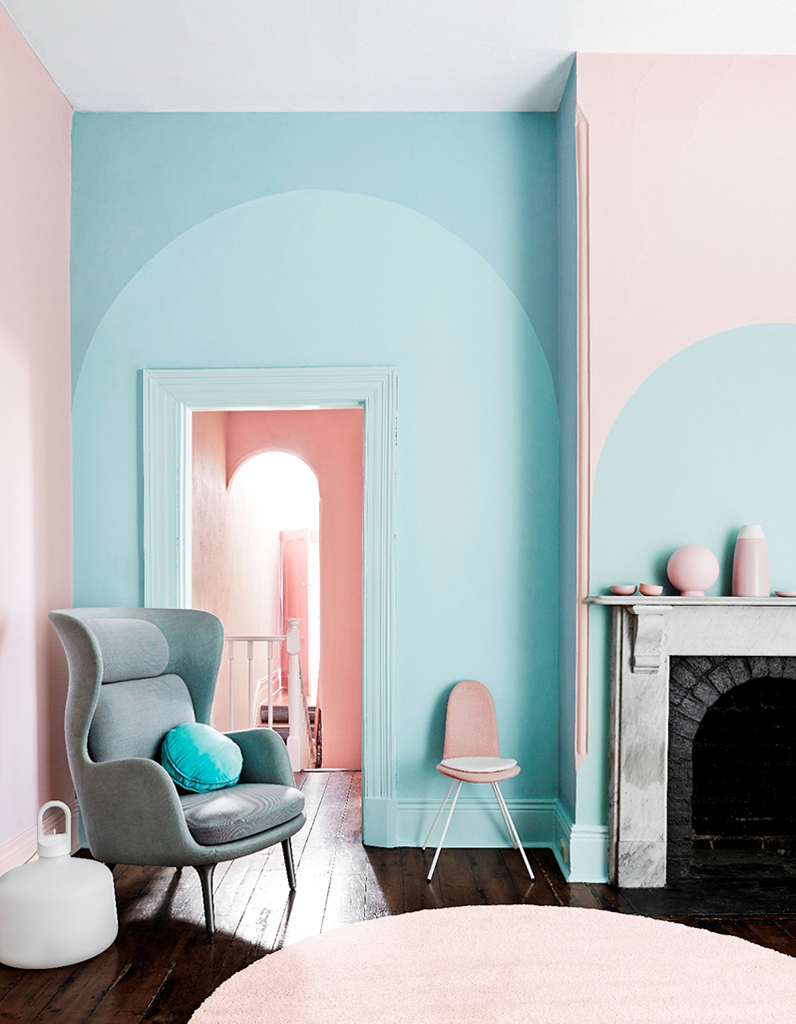 Peinture murale : 20 inspirations pour un intérieur trendy elle ...