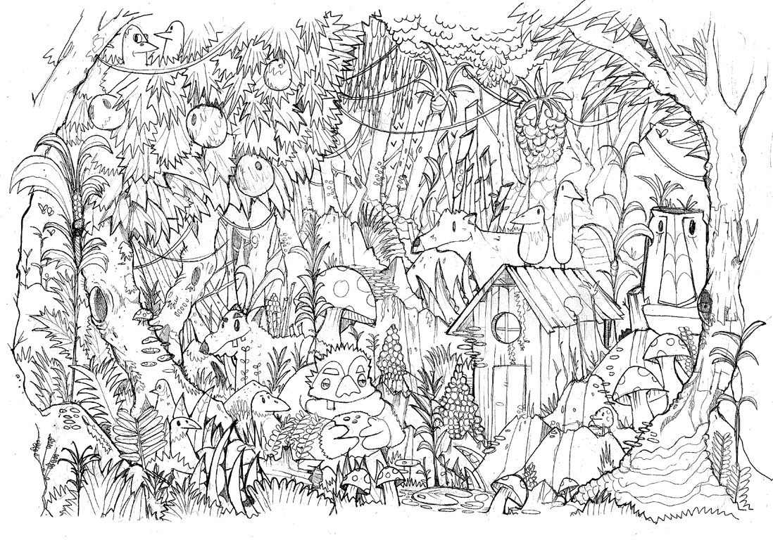 Coloriage A Imprimer Animaux Sauvages