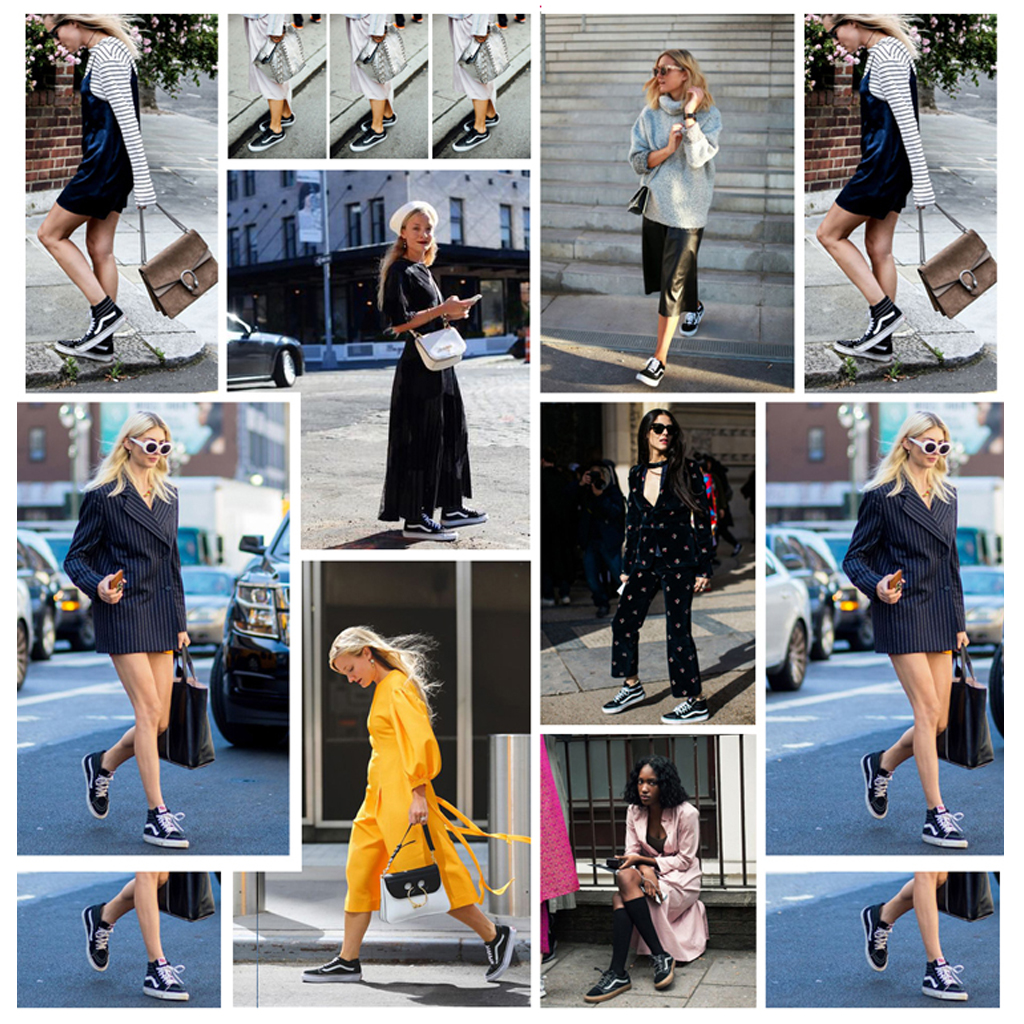 vans plateforme jaune