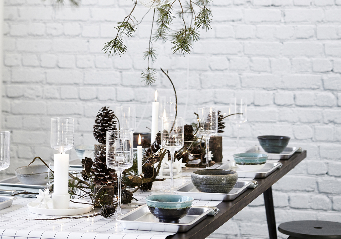 Une décoration de table de Noël nordique - Déco de table de Noël : nos
