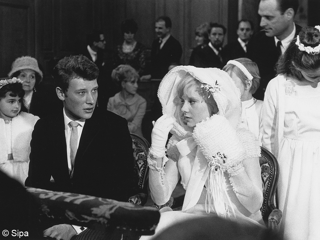 le mariage de Johnny Hallyday et Sylvie Vartan