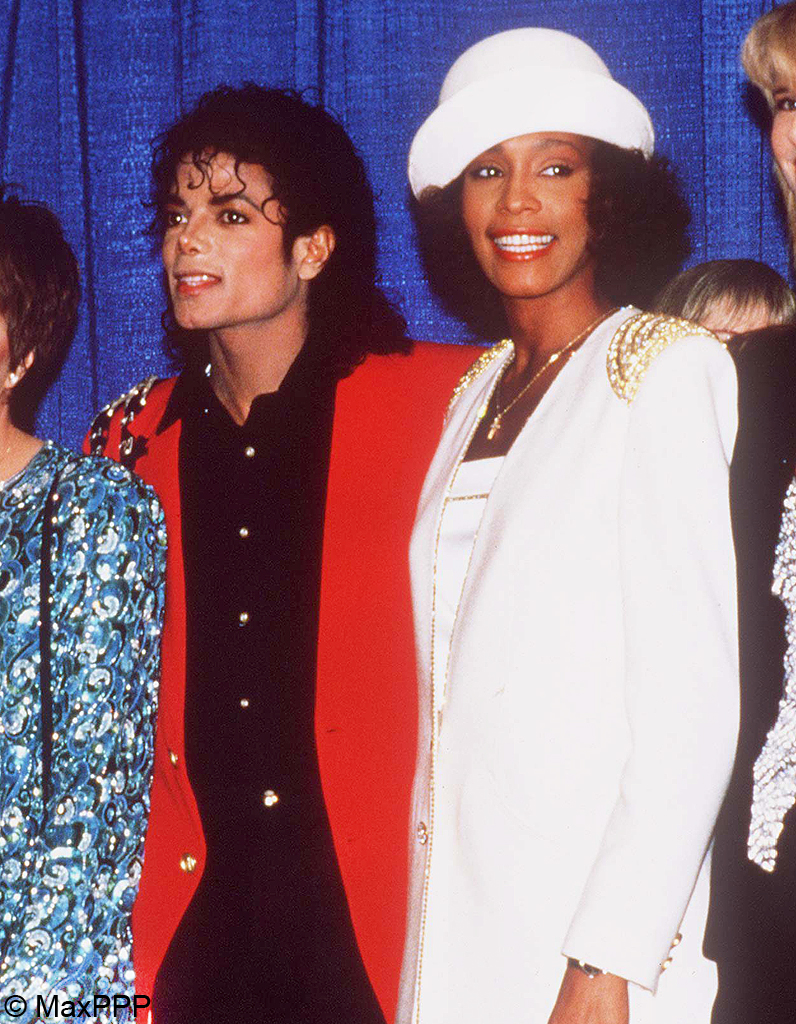Whitney Houston And Michael Jackson Kissing Did Michael Jackson and